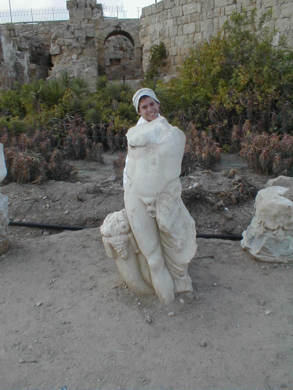 Ryan with statue.JPG